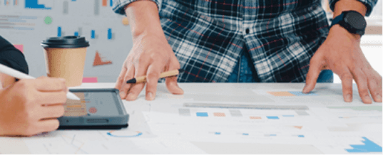Collaborate: research process step